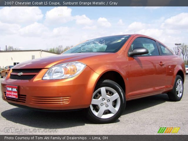 2007 Chevrolet Cobalt LS Coupe in Sunburst Orange Metallic