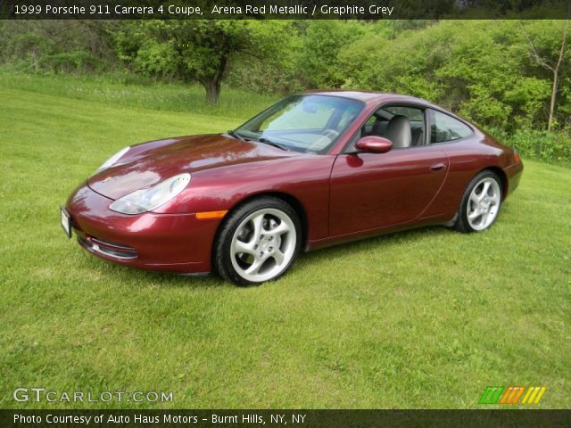 1999 Porsche 911 Carrera 4 Coupe in Arena Red Metallic