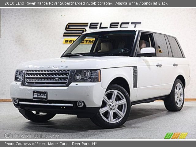 2010 Land Rover Range Rover Supercharged Autobiography in Alaska White