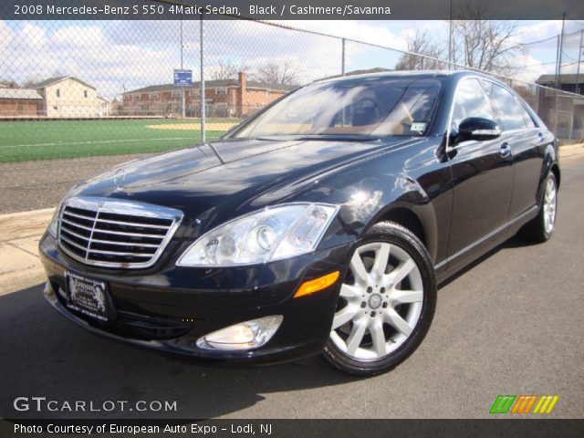 2008 Mercedes-Benz S 550 4Matic Sedan in Black