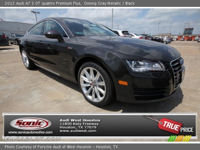 2013 Audi A7 3.0T quattro Premium Plus in Oolong Gray Metallic
