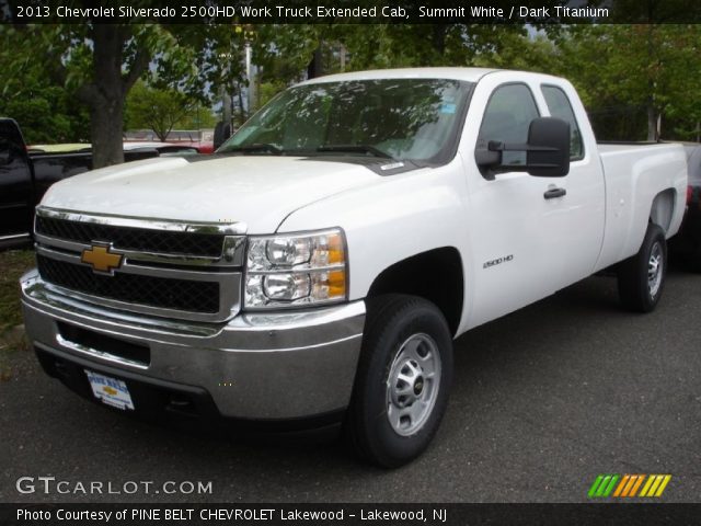 2013 Chevrolet Silverado 2500HD Work Truck Extended Cab in Summit White