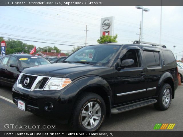 2011 Nissan Pathfinder Silver 4x4 in Super Black