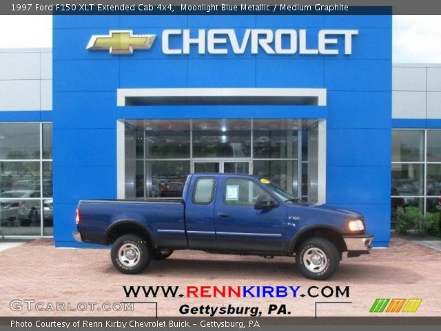 1997 Ford F150 XLT Extended Cab 4x4 in Moonlight Blue Metallic