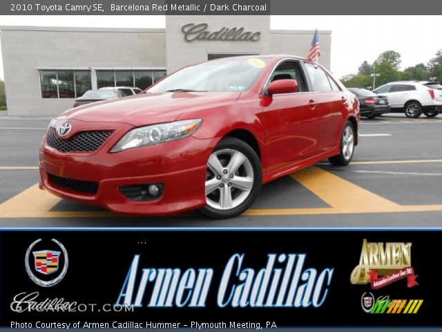 2010 Toyota Camry SE in Barcelona Red Metallic