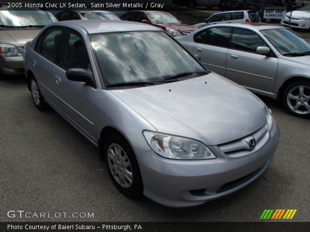 2005 Honda Civic LX Sedan in Satin Silver Metallic