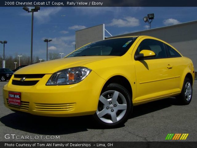 2008 Chevrolet Cobalt LT Coupe in Rally Yellow