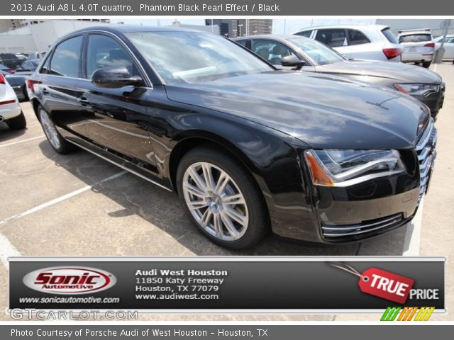 2013 Audi A8 L 4.0T quattro in Phantom Black Pearl Effect