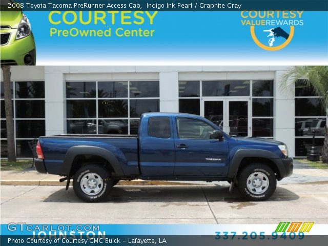 2008 Toyota Tacoma PreRunner Access Cab in Indigo Ink Pearl