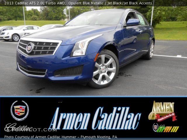 2013 Cadillac ATS 2.0L Turbo AWD in Opulent Blue Metallic