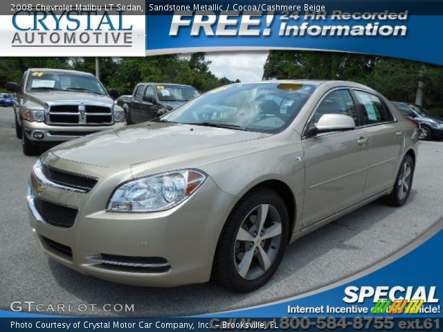2008 Chevrolet Malibu LT Sedan in Sandstone Metallic