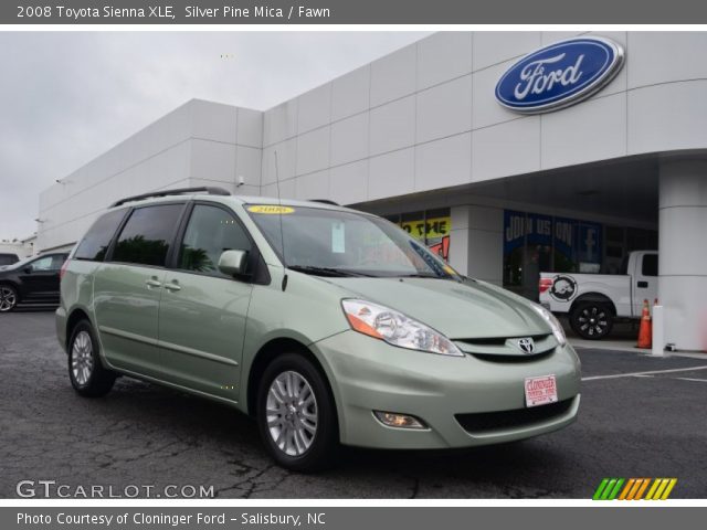 2008 Toyota Sienna XLE in Silver Pine Mica