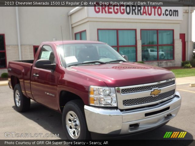 2013 Chevrolet Silverado 1500 LS Regular Cab 4x4 in Deep Ruby Metallic