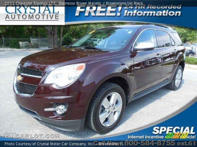 2011 Chevrolet Equinox LTZ in Espresso Brown Metallic