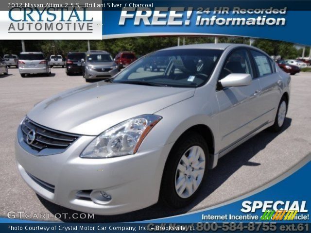 2012 Nissan Altima 2.5 S in Brilliant Silver