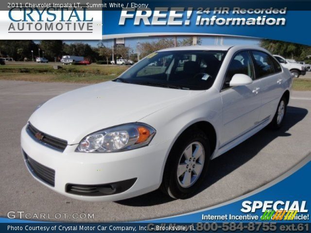 2011 Chevrolet Impala LT in Summit White