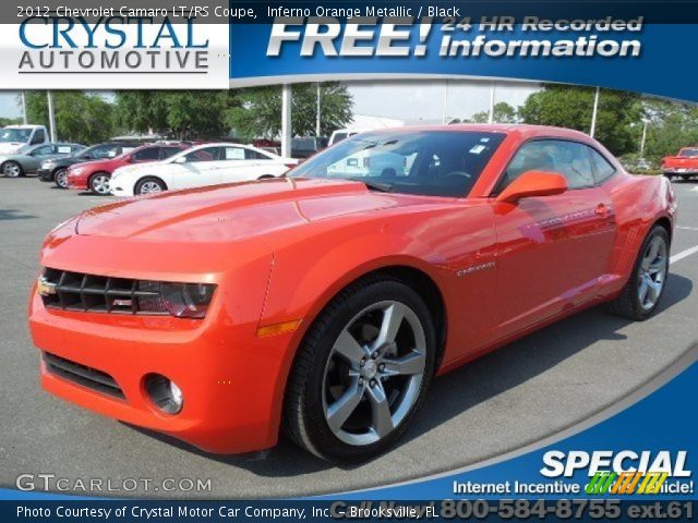 2012 Chevrolet Camaro LT/RS Coupe in Inferno Orange Metallic