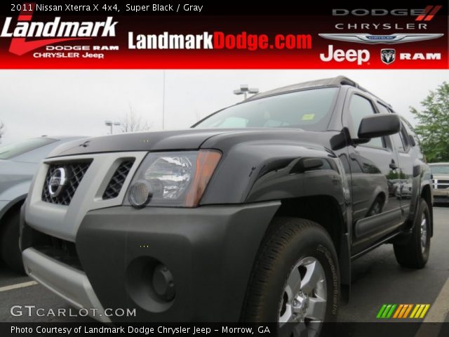 2011 Nissan Xterra X 4x4 in Super Black