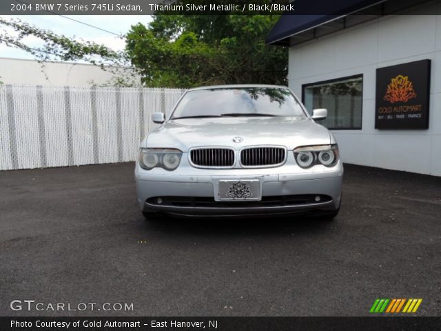 2004 BMW 7 Series 745Li Sedan in Titanium Silver Metallic