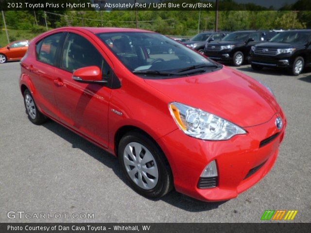 2012 Toyota Prius c Hybrid Two in Absolutely Red