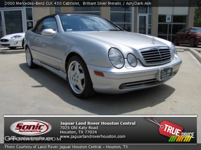 2000 Mercedes-Benz CLK 430 Cabriolet in Brilliant Silver Metallic