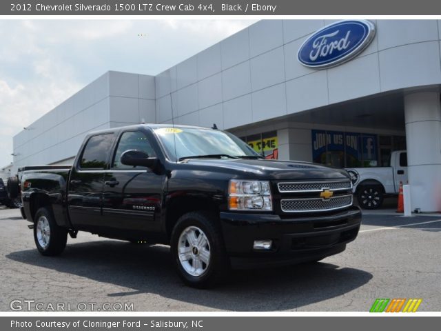 2012 Chevrolet Silverado 1500 LTZ Crew Cab 4x4 in Black