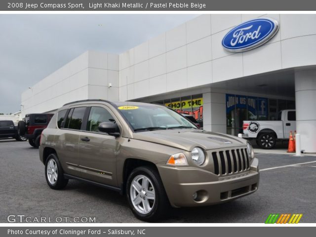 2008 Jeep Compass Sport in Light Khaki Metallic