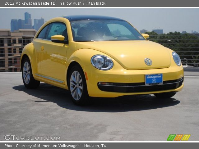 2013 Volkswagen Beetle TDI in Yellow Rush