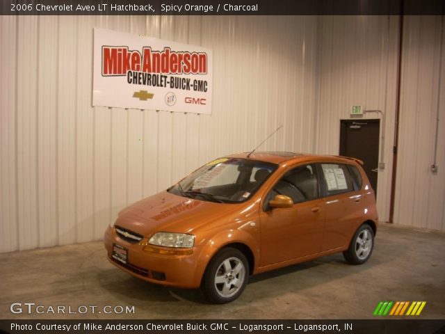 2006 Chevrolet Aveo LT Hatchback in Spicy Orange
