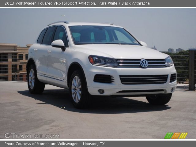 2013 Volkswagen Touareg VR6 FSI Sport 4XMotion in Pure White