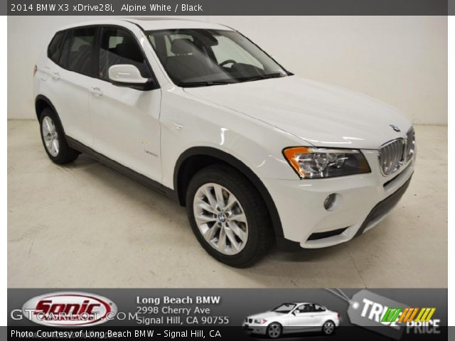 2014 BMW X3 xDrive28i in Alpine White