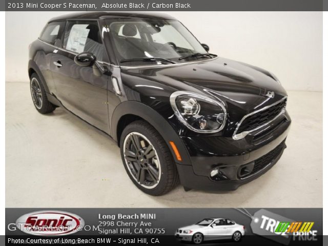 2013 Mini Cooper S Paceman in Absolute Black