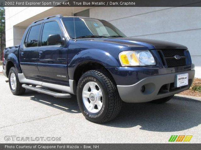 2002 Ford Explorer Sport Trac 4x4 in True Blue Metallic