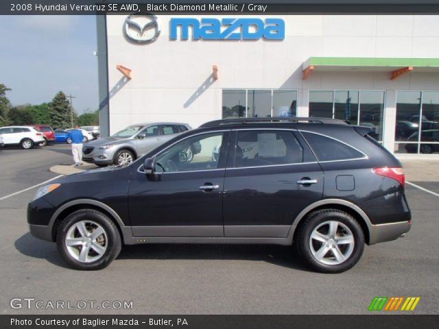 2008 Hyundai Veracruz SE AWD in Black Diamond Metallic