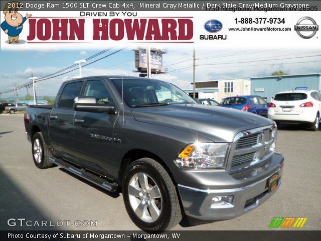 2012 Dodge Ram 1500 SLT Crew Cab 4x4 in Mineral Gray Metallic