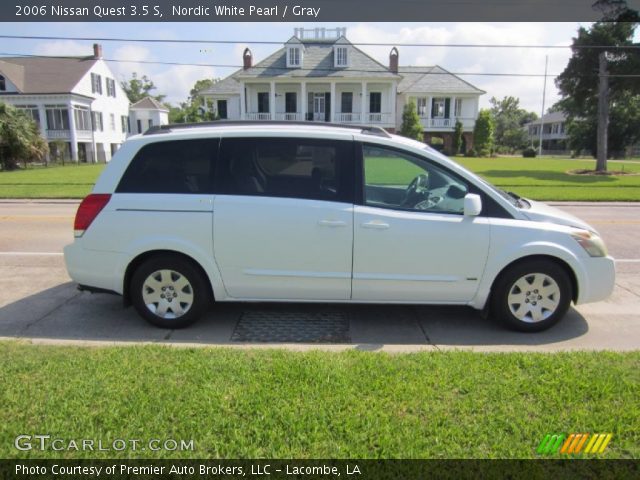 2006 Nissan Quest 3.5 S in Nordic White Pearl