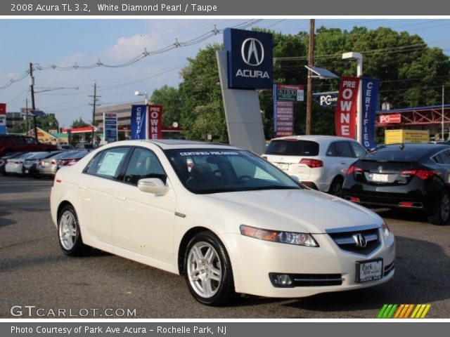 2008 Acura TL 3.2 in White Diamond Pearl