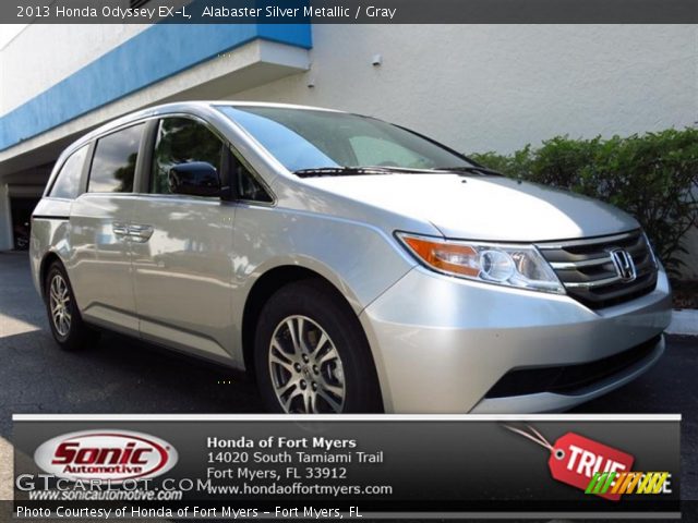 2013 Honda Odyssey EX-L in Alabaster Silver Metallic