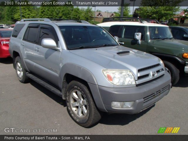 2003 Toyota 4Runner Sport Edition 4x4 in Titanium Metallic