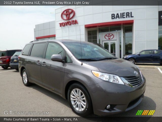 2012 Toyota Sienna XLE in Predawn Gray Mica