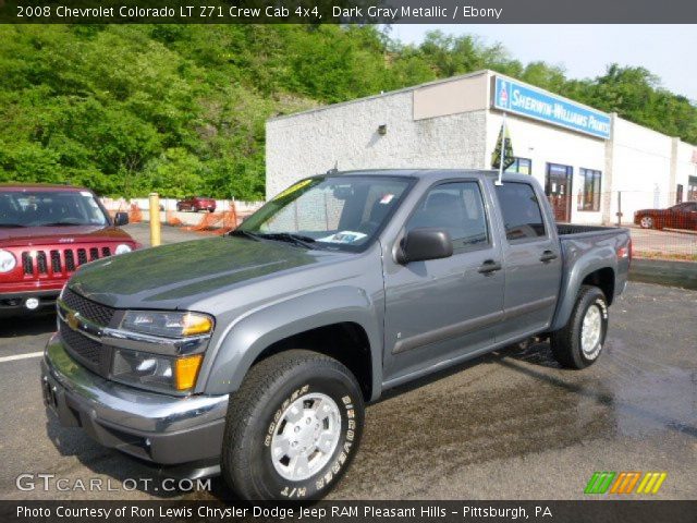 2008 Chevrolet Colorado LT Z71 Crew Cab 4x4 in Dark Gray Metallic