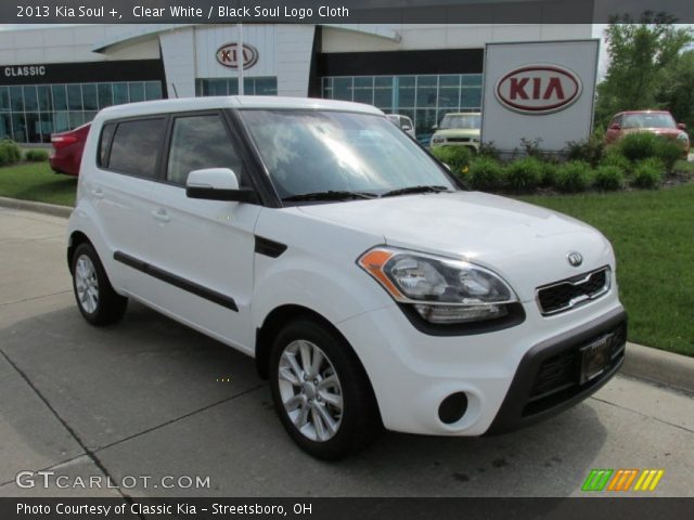 2013 Kia Soul + in Clear White