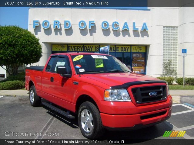 2007 Ford F150 STX SuperCab in Bright Red