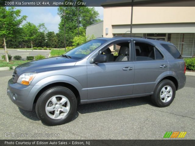 2008 Kia Sorento LX 4x4 in Alpine Gray