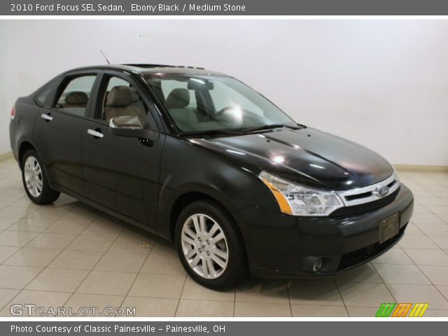 2010 Ford Focus SEL Sedan in Ebony Black