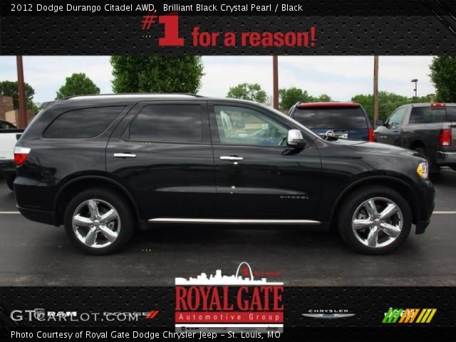 2012 Dodge Durango Citadel AWD in Brilliant Black Crystal Pearl