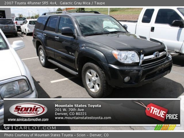 2007 Toyota 4Runner SR5 4x4 in Galactic Gray Mica