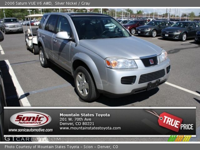 2006 Saturn VUE V6 AWD in Silver Nickel