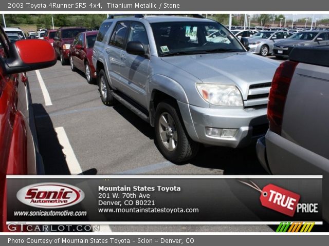 2003 Toyota 4Runner SR5 4x4 in Titanium Metallic