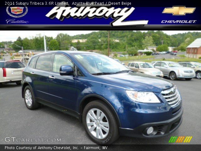 2011 Subaru Tribeca 3.6R Limited in Azurite Blue Pearl